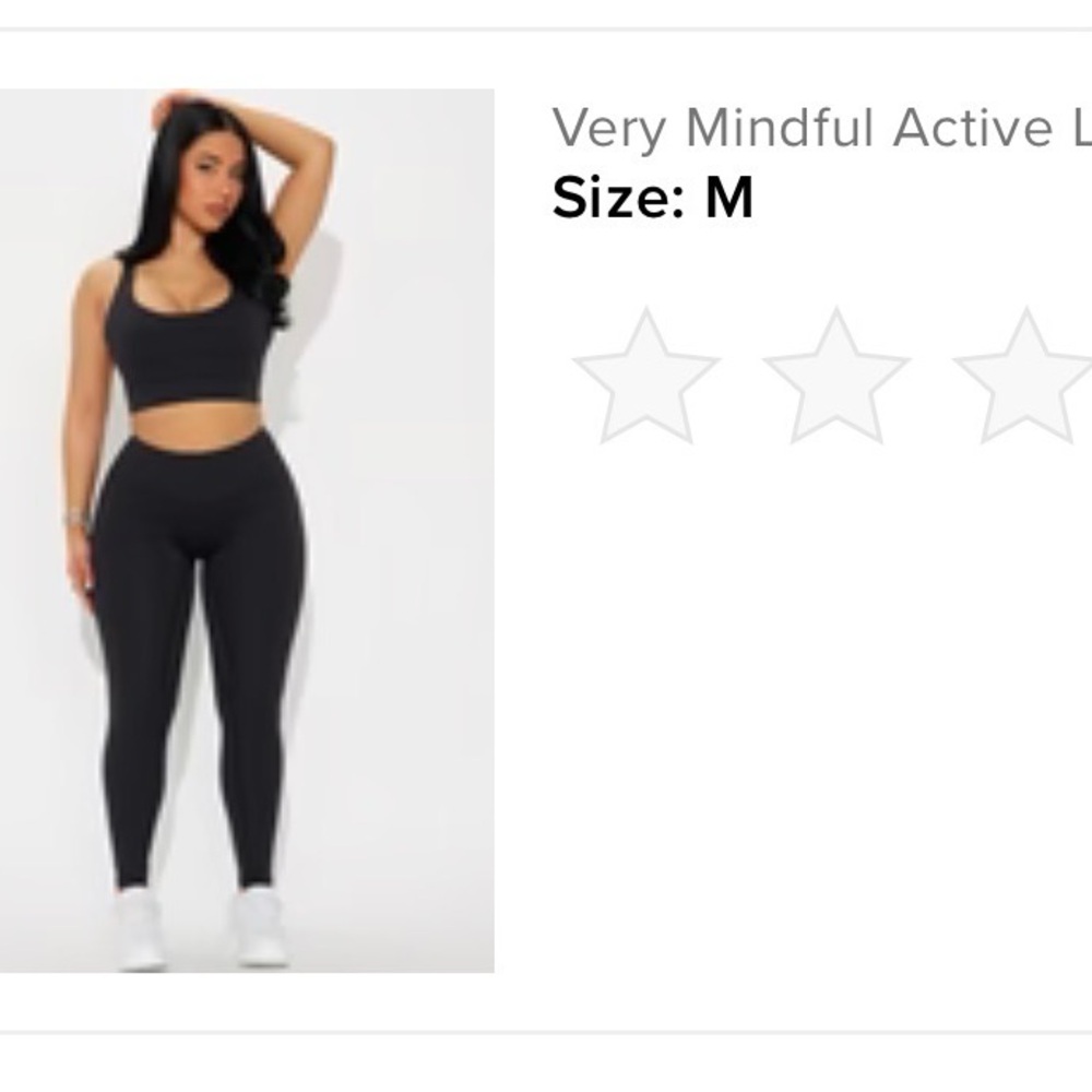 Black Activewear Leggings
